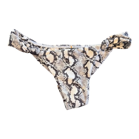 Vix Rajah Mia Knotted Snake Print Bottom NWOT - Picture 4 of 5